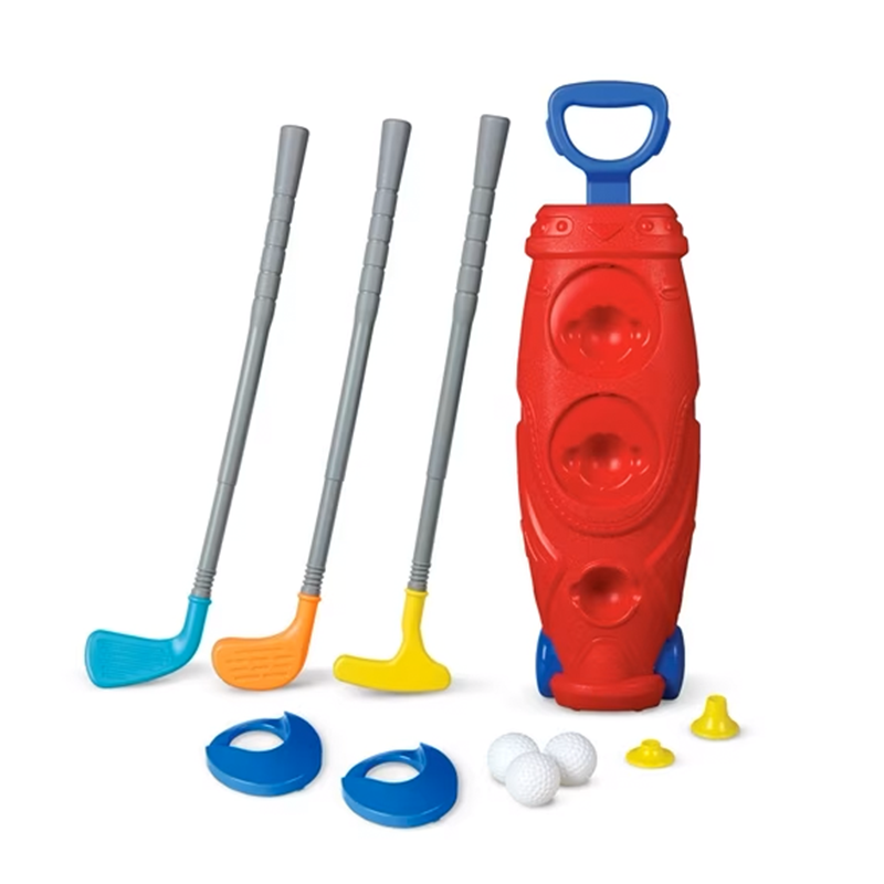 Play Day, Jumbo Golf Caddy Set with Clubs and Balls, Outdoor Toy Sports Equipment, Children Ages 3+
