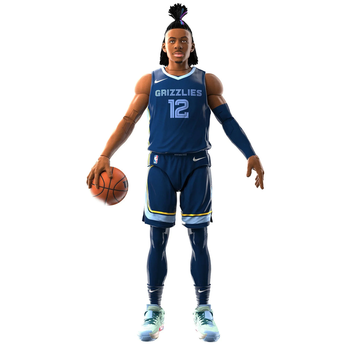 Hasbro Starting Lineup Collectible Adult Ja Morant Action Figures, Plastic, 5.90" x 3.60"